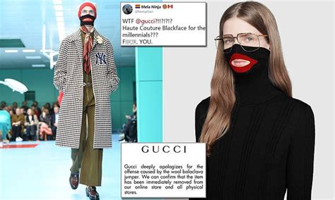 balaclava gucci|gucci controversy.